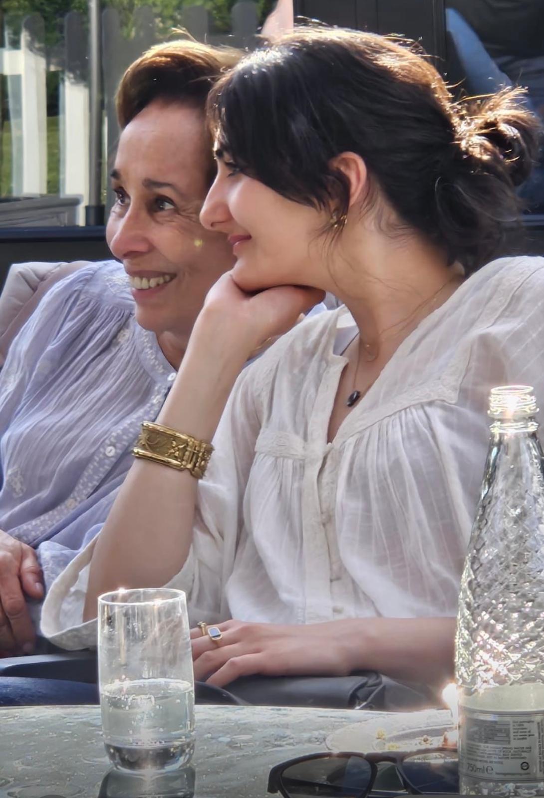 With my granddaughter Zahra