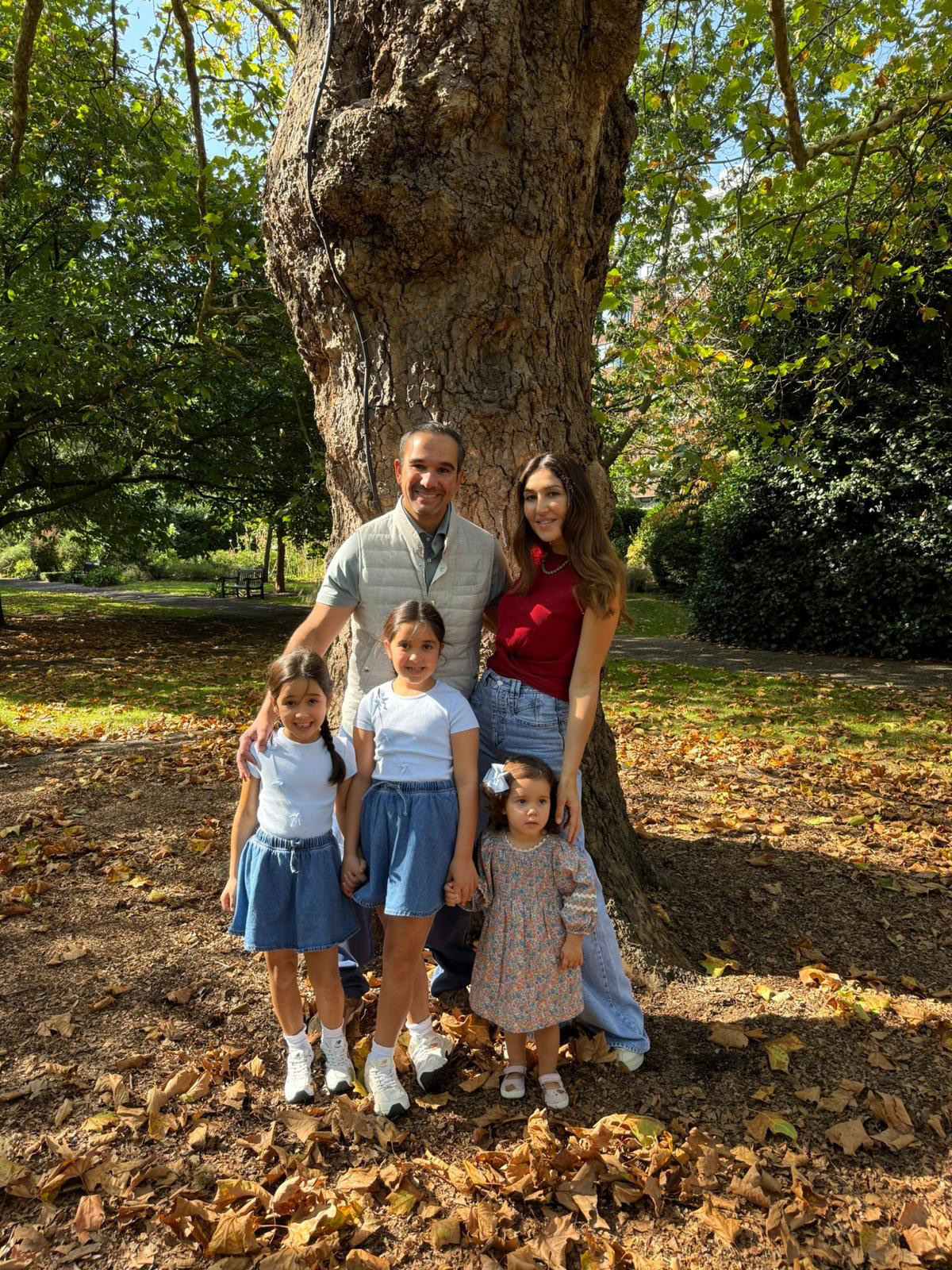 My son Saad, daughter-in-law Zeena and their children