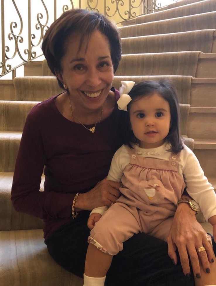 With my granddaughter Basma