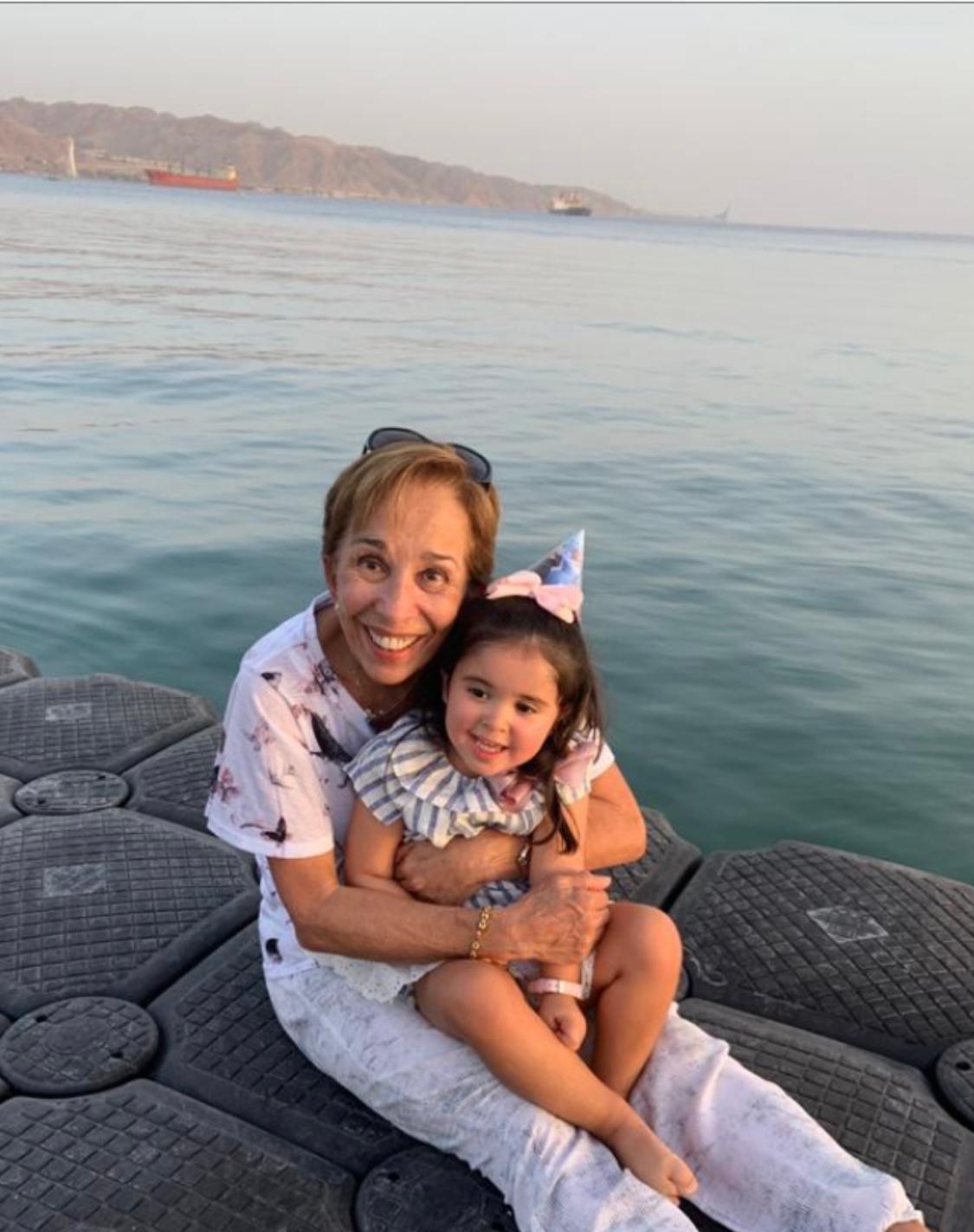 With my granddaughter Basma