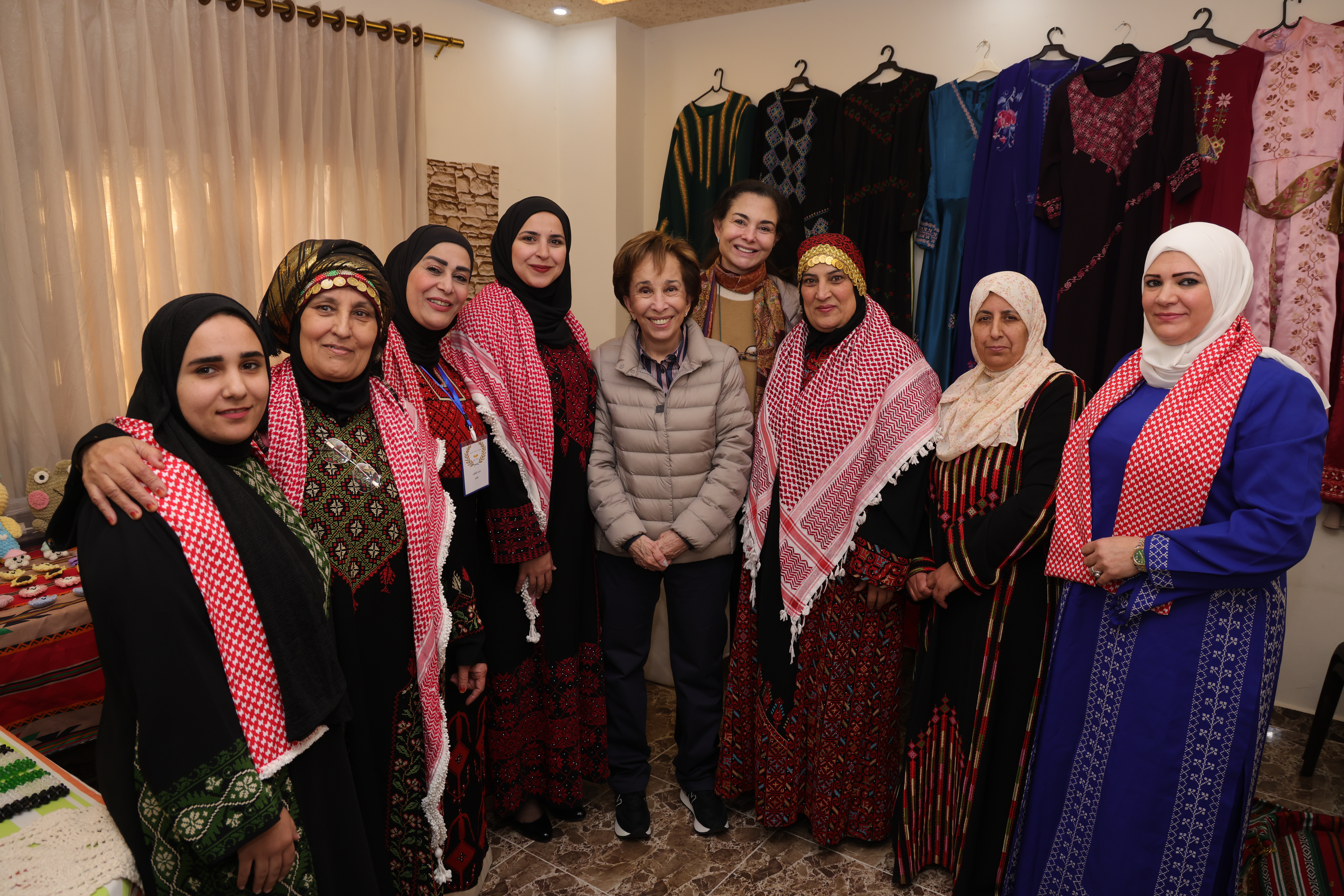 With women at Dar Al-Nubala Charity Association - Irbid