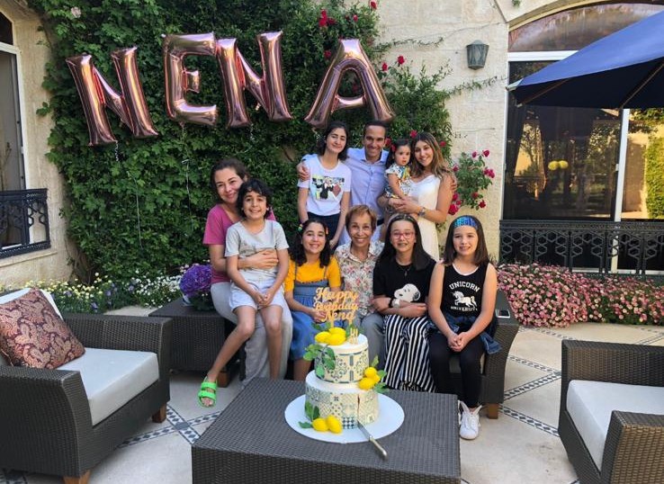 Birthday celebration with the family 